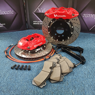 4 calibres rouges de frein de Honda de technologie du pot GT4 Monoblock