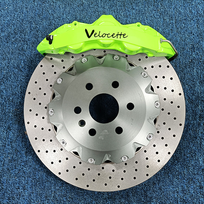 Étrier GT6 355mm 380mm 405mm sur voiture avec adaptateurs centraux CVZ disques de frein percés