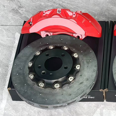 Grand avant en céramique de carbone de calibre de frein modifié 6 par pistons de haute performance