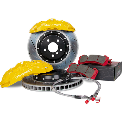 Alliage d'aluminium de la haute performance V6 de frein de pistons convenables automatiques jaunes du calibre 6