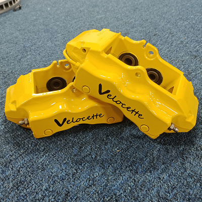 L'emballage a modifié 4 pistons freinent la représentation de freinage de flottement Enhance de disque de protections de frein de vis de calibre