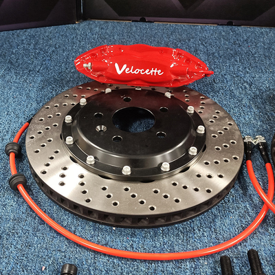 Technologie forgée en deux pièces de commande numérique par ordinateur de corps de 4 de la position GT4 Honda calibres de frein