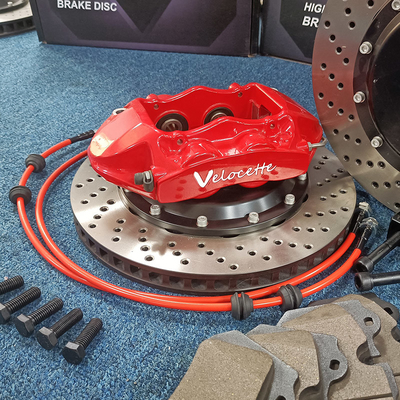 Alliage d'aluminium du piston GT4 4 de frein secousse automatique rouge de calibres d'anti