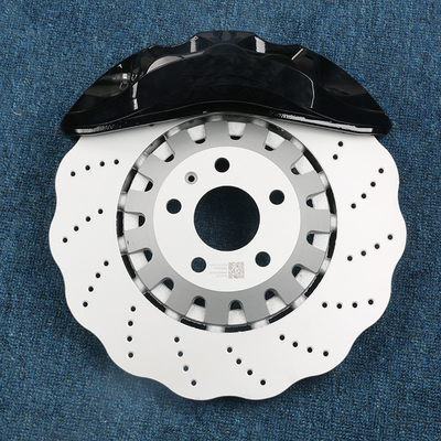 Le rotor foré de frein a modifié le calibre Audi Aluminum Alloy de frein