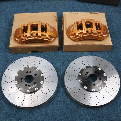 le rotor en céramique de freins de carbone de 400x36mm s'est adapté pour le piston de Mercedes Auto Brake Calipers 6