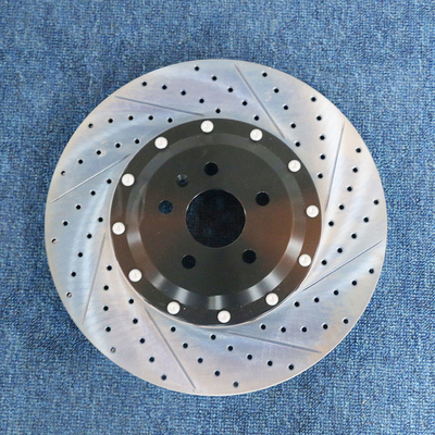 Le disque à haut carbone de frein de haute performance de rotors de frein réduit les vibrations et l'automobile de bruit modifiée