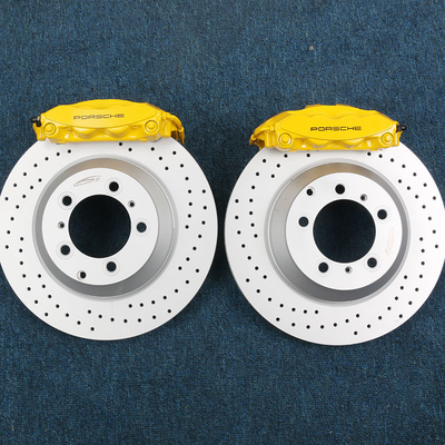 Calibres forés jaunes de frein arrière de pistons de la protection de frein GT3 4