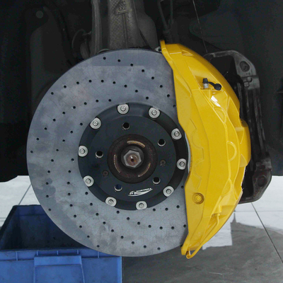Alliage d'aluminium d'AK 10N Porsche de calibres jaunes blancs de frein