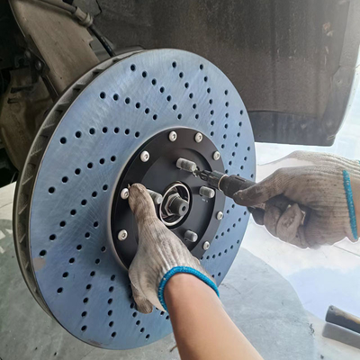 calibres arrière de 420x36mm pour secousse matérielle à haut carbone de freins de voiture l'anti