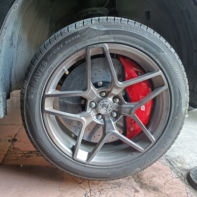 Modification de voiture 10 étriers de frein à piston disques en céramique de carbone pour Honda UR-V