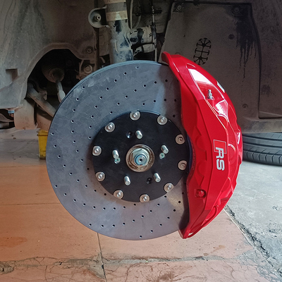 Modification de voiture 10 étriers de frein à piston disques en céramique de carbone pour Honda UR-V