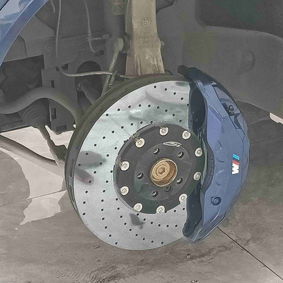 Étrier de frein BMW X5 en aluminium grande taille 10 étriers à piston 420 mm carbone disques en céramique