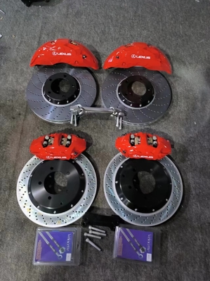 Kits d'étrier de frein de disques de la couleur rouge 420MM adaptés pour Toyota Lx570 Brembo GT4
