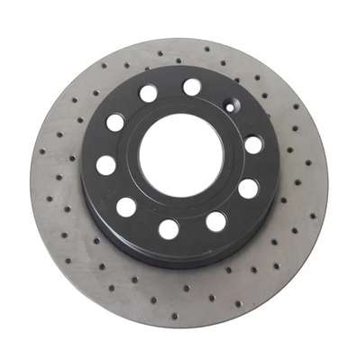OE 95535140251 Disque de frein de voiture en alliage de titane Taille 350*34MM Semi-métaux sans poussière