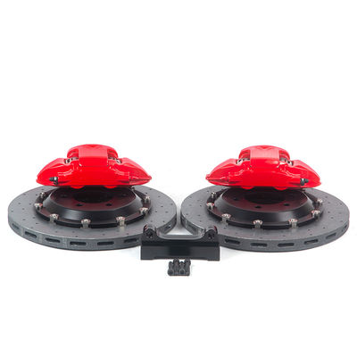 Disque de frein 9N Rouge 380-400mm Pièces détachées automobiles et pièces de rechange 19-20 pouces Étriers de frein 6 pistons Roue arrière
