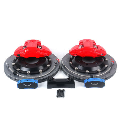 Disque de frein 9N Rouge 380-400mm Pièces détachées automobiles et pièces de rechange 19-20 pouces Étriers de frein 6 pistons Roue arrière