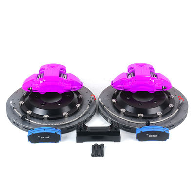 9N couleur violette 380-400mm Disque de frein Parties et pièces détachées automobiles 19-20 pouces 6-piston pinceau de frein Roue arrière